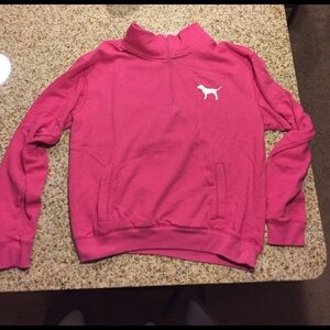 PINK Medium Quarterzip